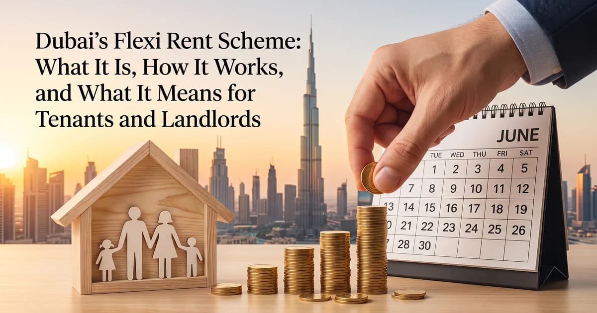 Dubais Flexi Rent Scheme: What It Is, How It Works, and What It Means for Tenants and Landlords