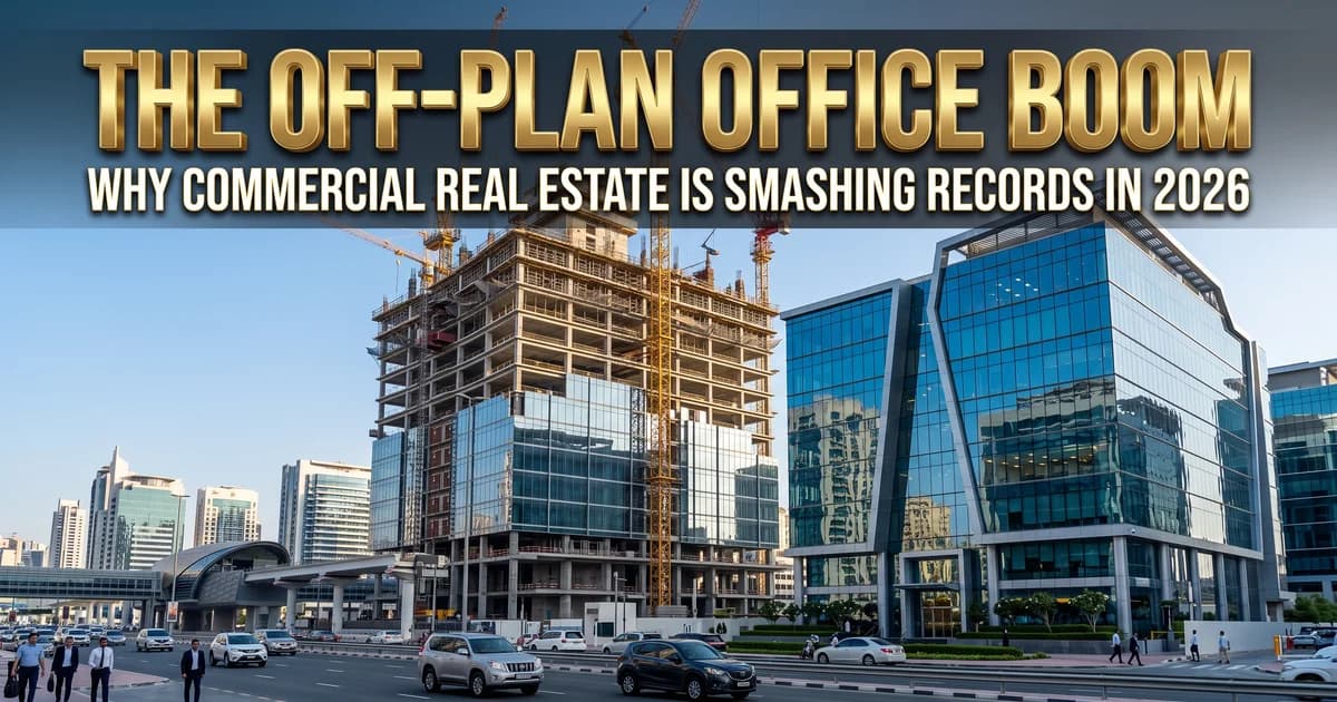 The Off-Plan Office Boom: Why Commercial Real Estate is Smashing Records in 2026