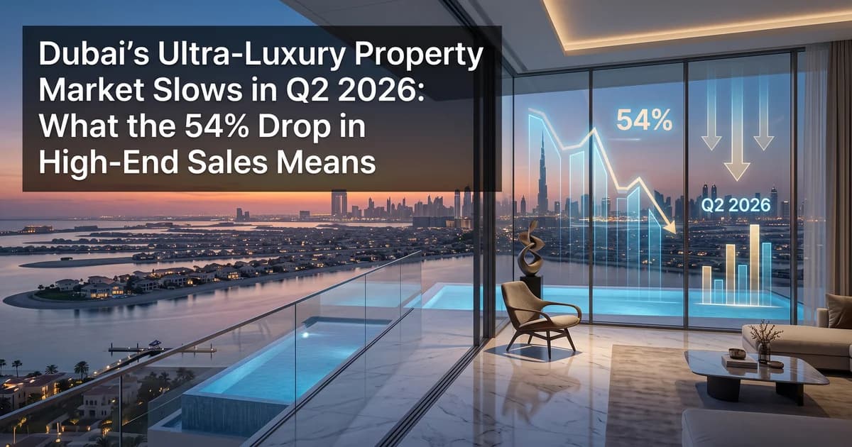 Dubais Ultra-Luxury Property Market Slows in Q2 2026: What the 54% Drop in High-End Sales Means