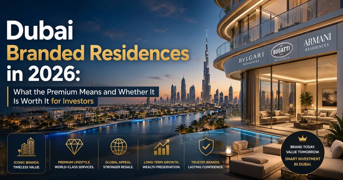 Dubai Branded Residences in 2026: What the Premium Means and Whether It Is Worth It for Investors