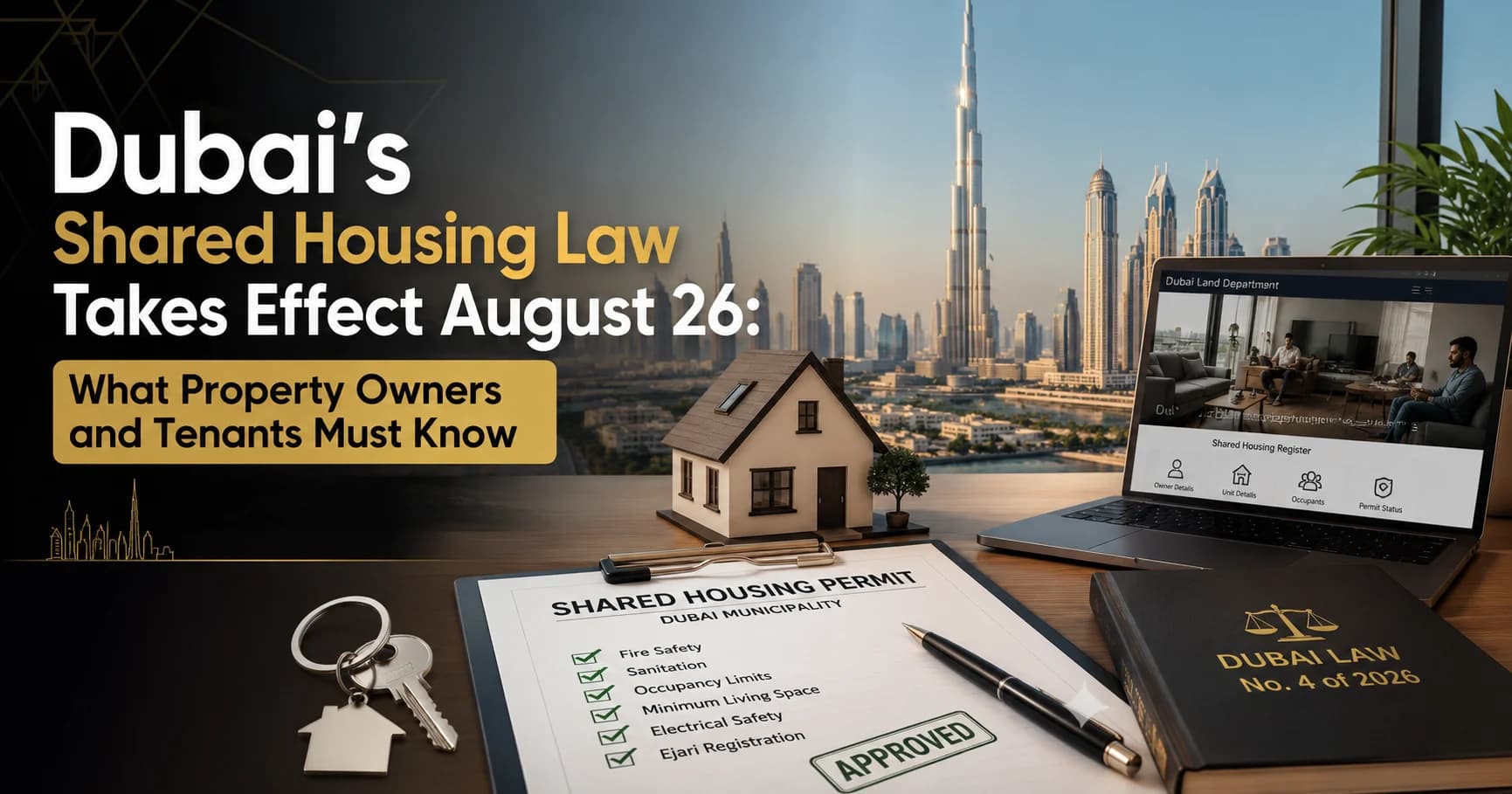 Dubais Shared Housing Law Takes Effect August 26: What Property Owners and Tenants Must Know