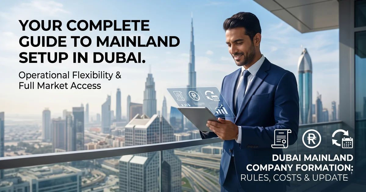 Mainland Company Formation in Dubai Rules Costs and Latest Updates