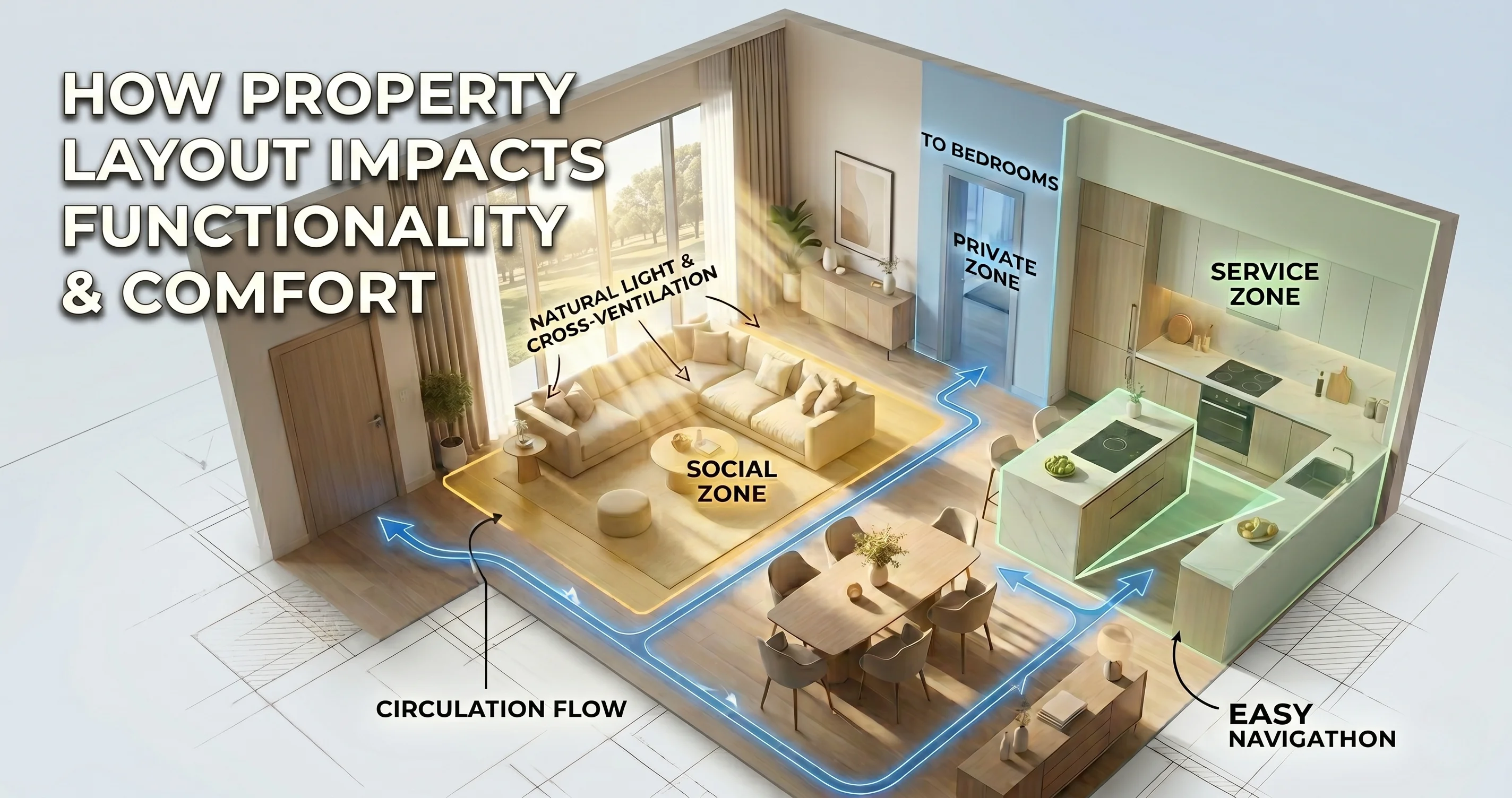 How Property Layout Impacts Functionality and Living Comfort