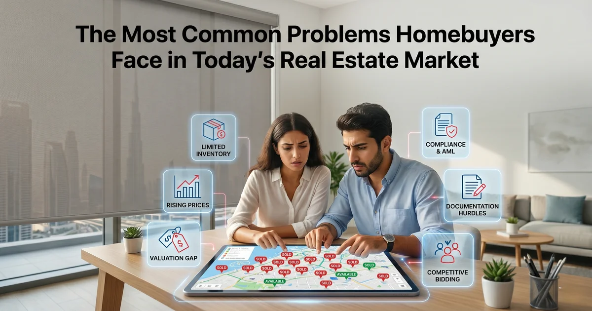 The Most Common Problems Homebuyers Face in Today Real Estate Market